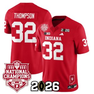 Anthony Thompson #32 Indiana Hoosiers Vapor Limited Football Jersey - 2025 National Champions - All Stitched