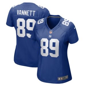 Nick Vannett New York Giants  Women's Home Game Player Jersey - Royal