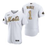 Men's New York Mets #1 Jeff McNeil White 2022 All-Star Game Flex Base Jersey