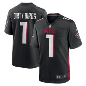 Dirty Birds Atlanta Falcons Game Jersey - Black