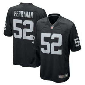 Denzel Perryman Las Vegas Raiders  Game Jersey - Black