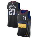 Unisex Denver Nuggets Jamal Murray  Black 2023/24 Swingman Jersey - City Edition