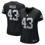 Kanai Mauga Las Vegas Raiders Women's Team Game Jersey -  Black