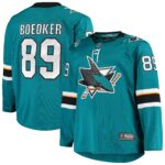 Mikkel Boedker San Jose Sharks Breakaway Home Player Jersey - Teal