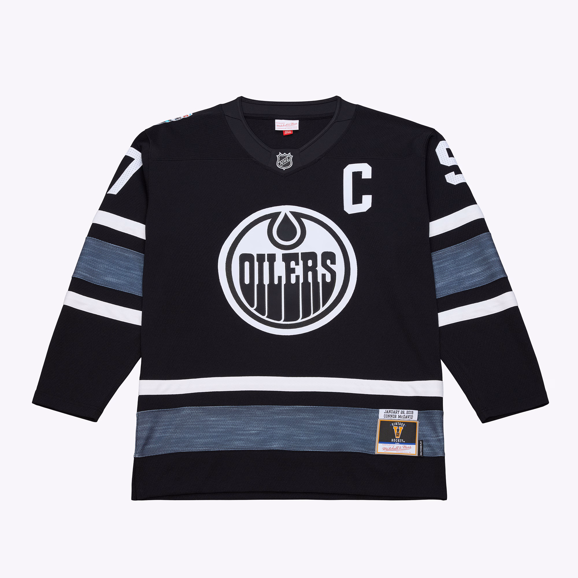 Connor McDavid #97 Mitchell & Ness Black 2019 All-Star Game Power Play Jersey