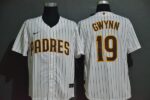 Men's San Diego Padres #19 Tony Gwynn White Stitched Cool Base  Jersey