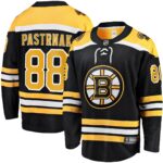David Pastrnak Boston Bruins Home Breakaway Jersey - Black