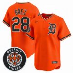 Javier Báez #28 Detroit Tigers Alternate Vapor Premier Limited Jersey - Orange