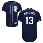 San Diego Padres #13 Manny Machado Navy Blue Flexbase Collection Stitched Jersey