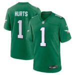 Jalen Hurts Philadelphia Eagles  Youth Alternate Player Game Jersey - Kelly Green