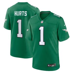 Jalen Hurts Philadelphia Eagles  Youth Alternate Player Game Jersey - Kelly Green