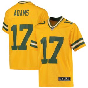 Davante Adams Green Bay Packers  Youth Inverted Team Game Jersey - Gold