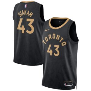 Pascal Siakam Toronto Raptors Unisex 2022/23 Swingman Jersey - City Edition - Black