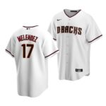 Men's Arizona Diamondbacks #17 Ivan Melendez 2022 Draft Jersey White Home