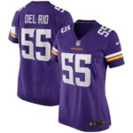 Jack Del Rio Minnesota Vikings Women's Game Retired Player Jersey - Purple