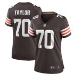 Alex Taylor Cleveland Browns  Women's Team Game Player Jersey - Brown