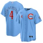 Men's Chicago Cubs Pete Crow-Armstrong Baby Blue 2nd Alternate Limited Player Jersey