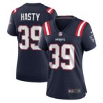 Jamycal Hasty New England Patriots Women's Team Game Jersey -  Navy
