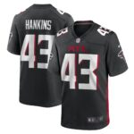 Matt Hankins Atlanta Falcons  Game Player Jersey - Black