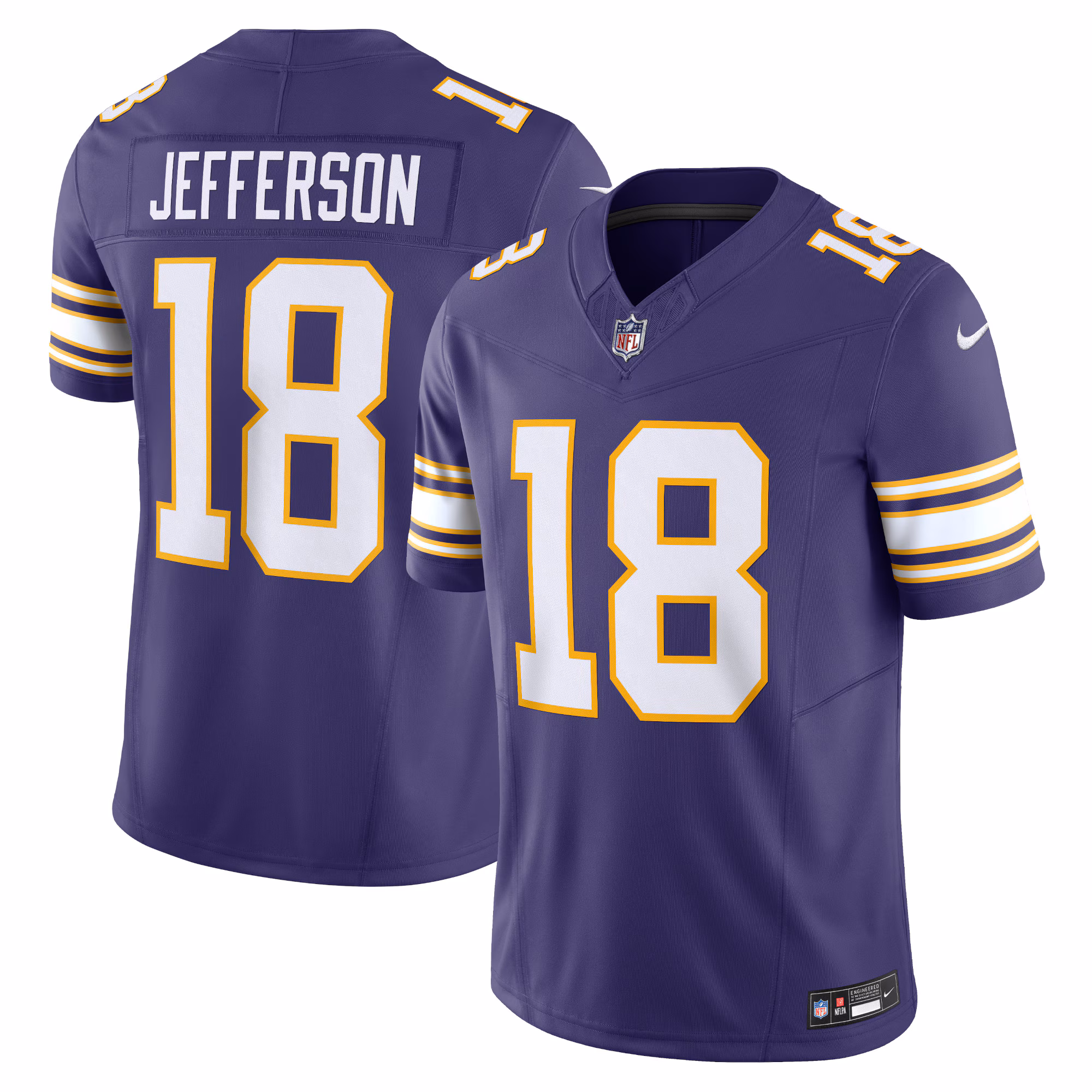 Justin Jefferson Minnesota Vikings Vapor F.U.S.E. Limited Jersey - Purple