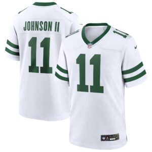 Jermaine Johnson II New York Jets Game Jersey - Legacy White