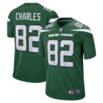 Irvin Charles New York Jets  Game Player Jersey - Gotham Green