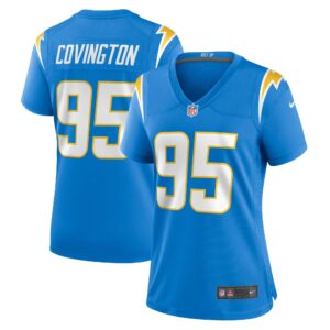 Christian Covington Los Angeles Chargers  Women's Game Jersey - Powder Blue