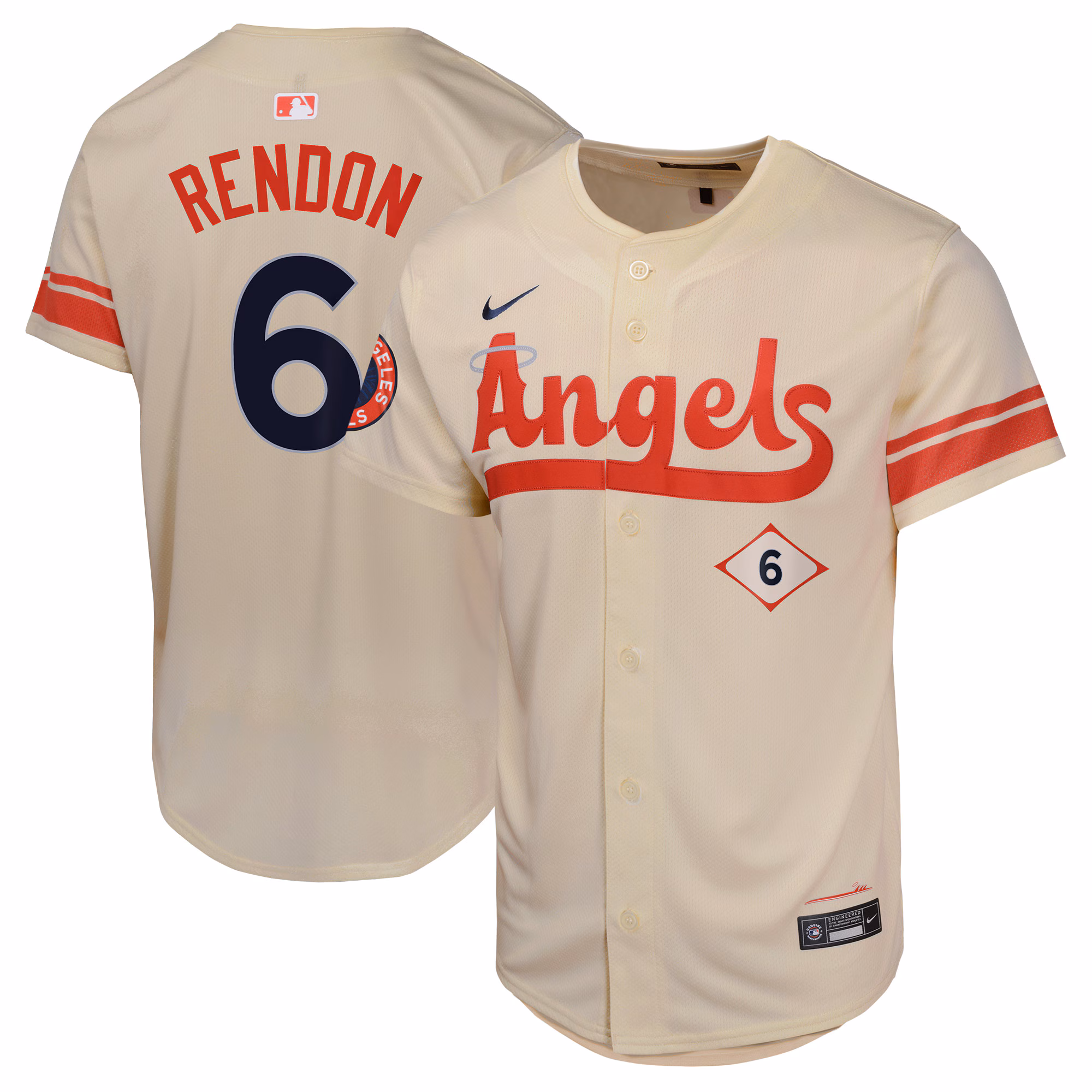Youth Los Angeles Angels Anthony Rendon #6 Cream City Connect Limited Player Jersey