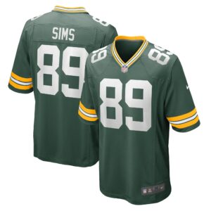 Ben Sims Green Bay Packers Team Game Jersey -  Green