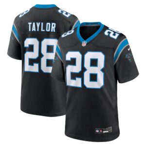 Keith Taylor Carolina Panthers  Team Game Jersey - Black