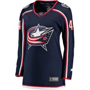 Erik Gudbranson Columbus Blue Jackets Women's Home Breakaway Player Jersey - Navy