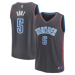 Luguentz Dort Oklahoma City Thunder  2022/23 Fastbreak Jersey - City Edition - Anthracite