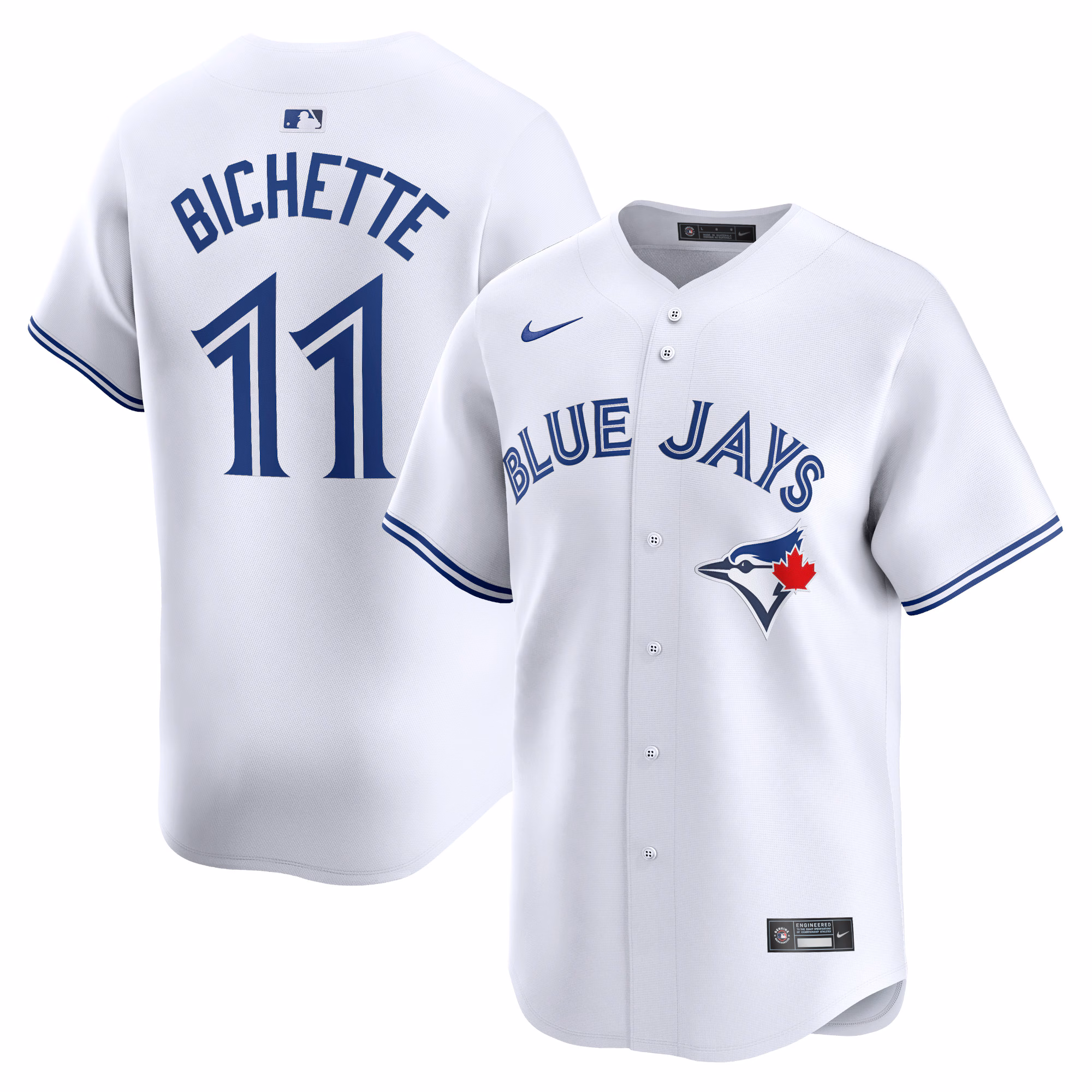 Bo Bichette #11 Toronto Blue Jays Home Limited Player Jersey - White