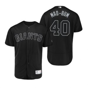 San Francisco Giants Madison Bumgarner Mad-Bum Black 2019 Players Weekend Jersey