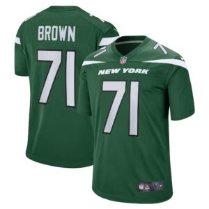 Duane Brown New York Jets  Game Player Jersey - Gotham Green