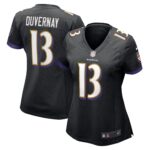 Devin Duvernay Baltimore Ravens  Women's Game Player Jersey - Black
