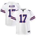 Josh Allen Buffalo Bills  Youth Game Player Jersey - White