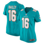 Jake Bailey Miami Dolphins Women's Game Player Jersey - Aqua