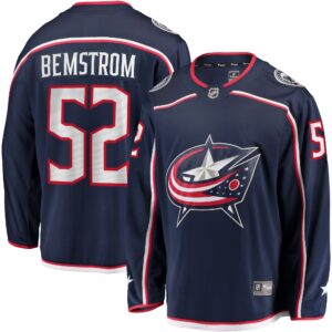 Emil Bemstrom Columbus Blue Jackets Home Breakaway Player Jersey - Navy