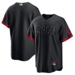 Men's Cincinnati Reds  Black 2023 City Connect Cool Base Jersey