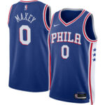 Tyrese Maxey Philadelphia 76ers  Unisex Swingman Jersey - Icon Edition - Royal