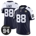 Dallas Cowboys #94 Marshawn Kneeland Memorial Patch Vapor Limited Jersey - All Stitched