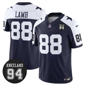 Dallas Cowboys #94 Marshawn Kneeland Memorial Patch Vapor Limited Jersey - All Stitched