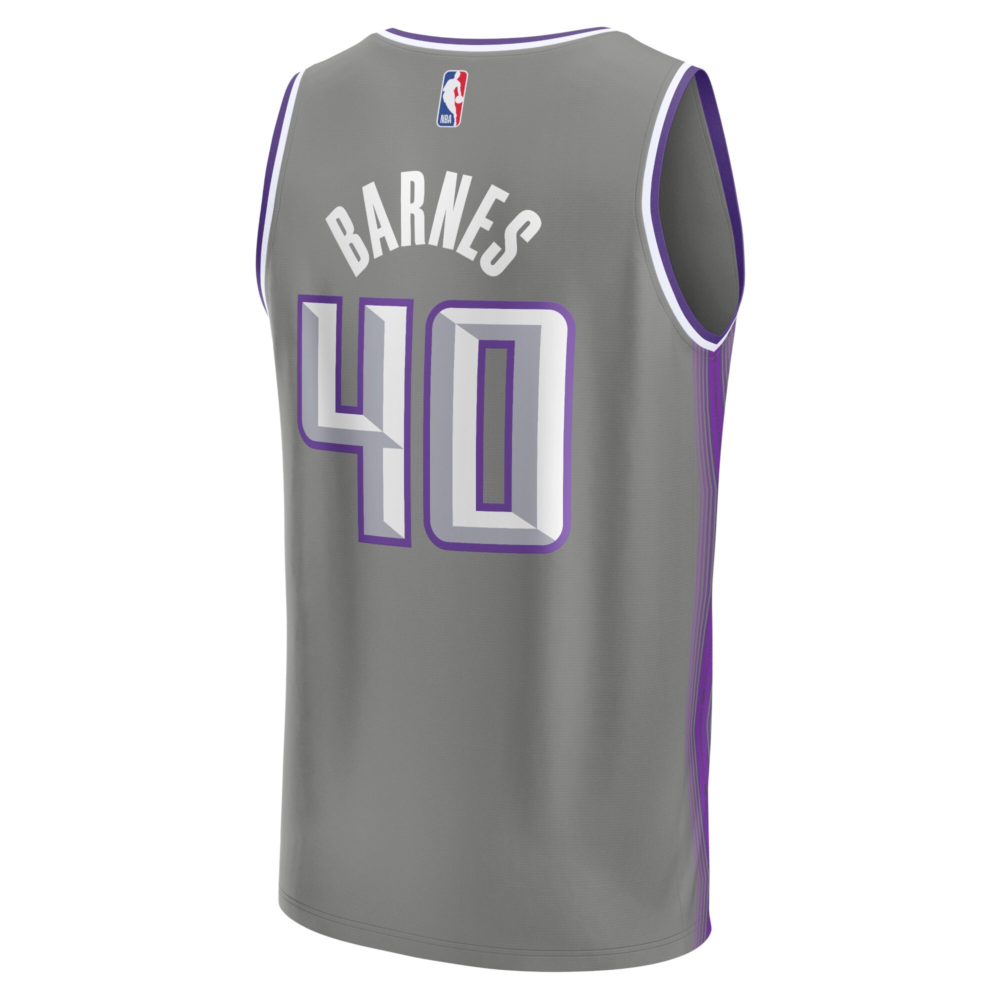 Harrison Barnes Sacramento Kings 2022/23 Fastbreak Jersey - City Edition - Gray - Image 3