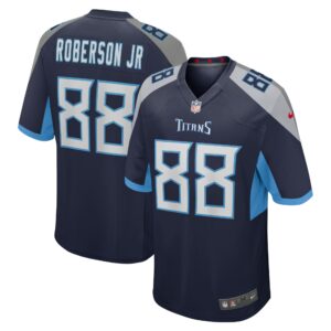 Reggie Roberson Jr. Tennessee Titans  Home Game Player Jersey - Navy