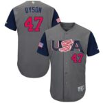 Team USA #47 Sam Dyson Gray 2017 World Baseball Classic Stitched Jersey
