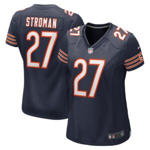 Greg Stroman Chicago Bears Women's Team Game Jersey -  Navy