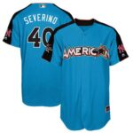 New York Yankees #40 Luis Severino Blue 2017 All-Star American League Stitched Jersey