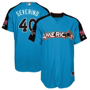 New York Yankees #40 Luis Severino Blue 2017 All-Star American League Stitched Jersey