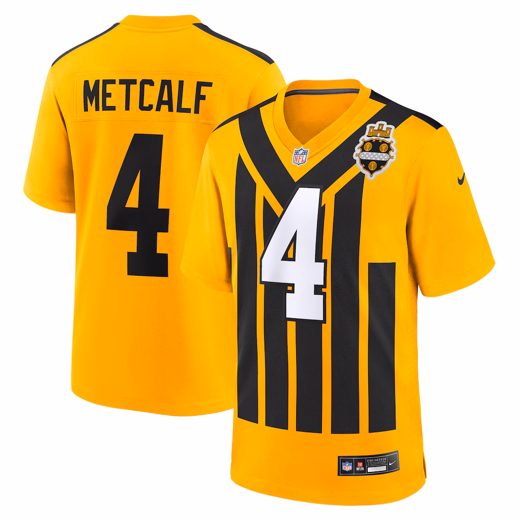 DK Metcalf #4 Men's Replica 1933 Throwback Jersey
